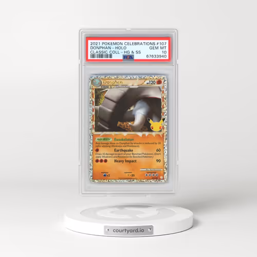 2021 Pokémon Celebrations Classic Collection #107 Donphan - Holo (PSA 10 GEM MINT)