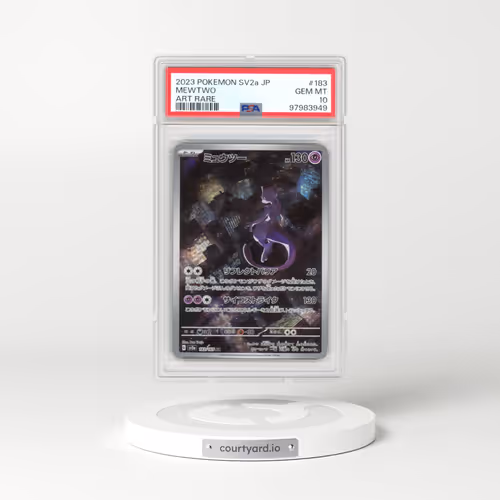 2023 Japanese Pokémon Card 151 #183 Mewtwo - Art Rare (PSA 10 GEM MINT)