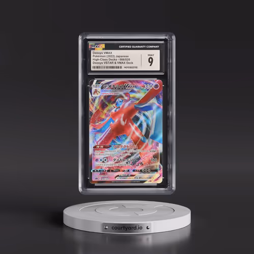 2022 High-Class Decks #006/020 Deoxys VMAX - Holo Deoxys VSTAR & VMAX Deck (sPD) (CGC 9 MINT)
