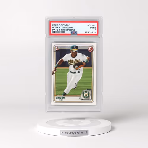 2020 Bowman Paper Prospects #BP145 Robert Puason (PSA 9 MINT)