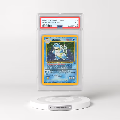 2000 Pokémon Game Base II #2 Blastoise - Holo (PSA 5 EX)