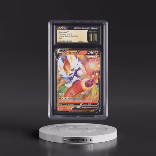 2019 Fusion Strike #044/264 Cinderace V - Holo (CGC 10 PRISTINE)