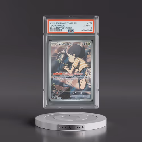 2024 Pokémon Twm EN-Twilight Masquerade #171 Poltchageist - Illustration Rare (PSA 10 GEM MINT)