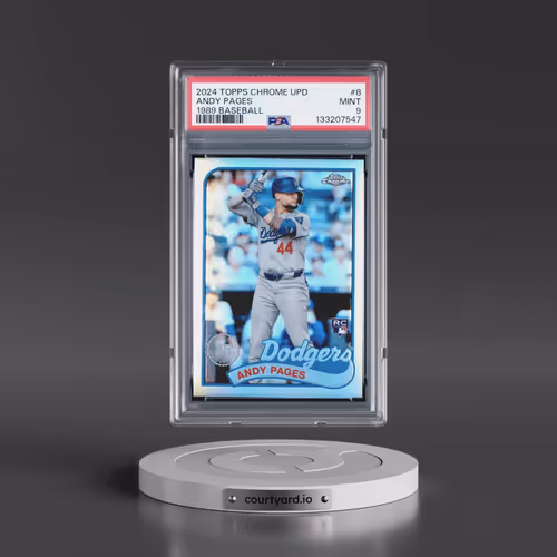2024 Topps Chrome Update 1989 Topps Baseball #8 Andy Pages (PSA 9 MINT)