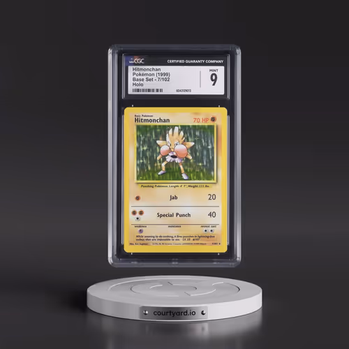 1999 Base Set #7/102 Hitmonchan - Holo (CGC 9 MINT)