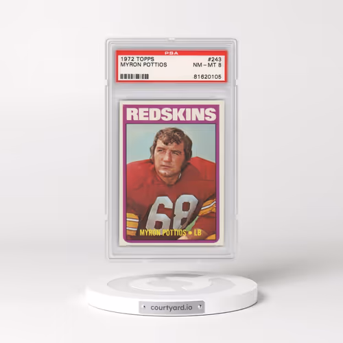 1972 Topps #243 Myron Pottios (PSA 8 NM-MT)