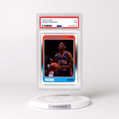 1988 Fleer #43 Dennis Rodman (PSA 7 NM)