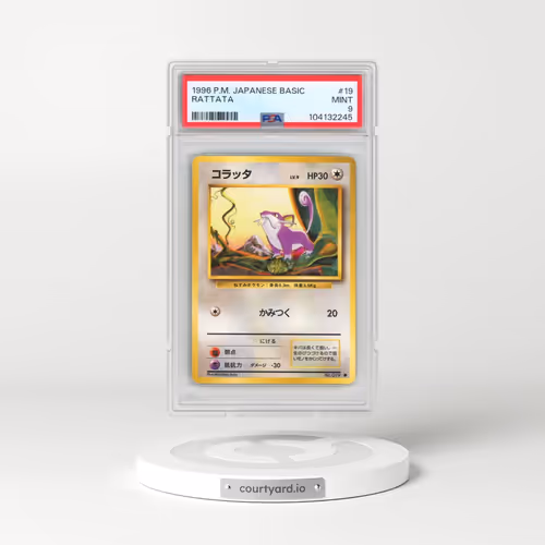 1996 Pokémon Basic #19 Rattata (PSA 9 MINT)