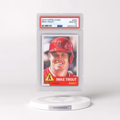 2019 Topps Living #200 Mike Trout (PSA 10 GEM MINT)