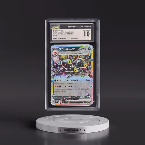 2024 High Class Pack: Terastal Fest ex - sv8a #093/187 Umbreon ex - Holo (CGC 10 GEM MINT)