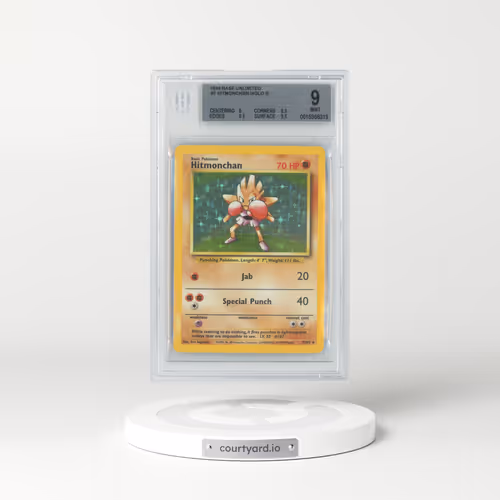 1999 Base Set #7 Hitmonchan - Holo (BGS 9 MINT)