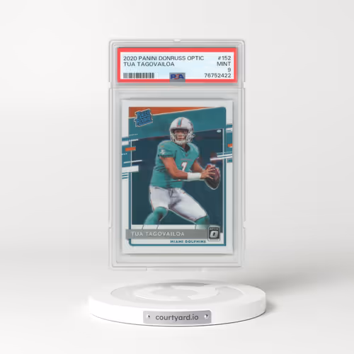 2020 Panini Donruss Optic #152 Tua Tagovailoa (PSA 9 MINT)