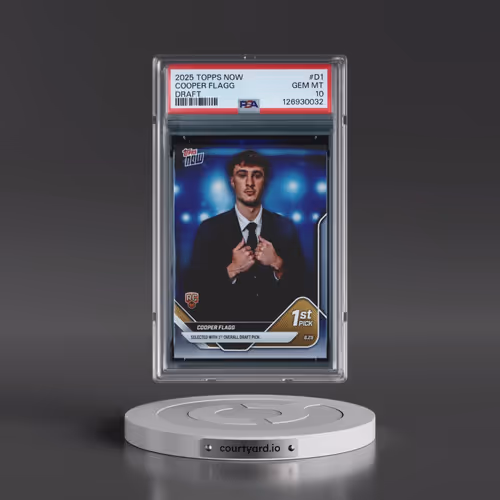 2025 Topps Now Draft #D1 Cooper Flagg (PSA 10 GEM MINT)