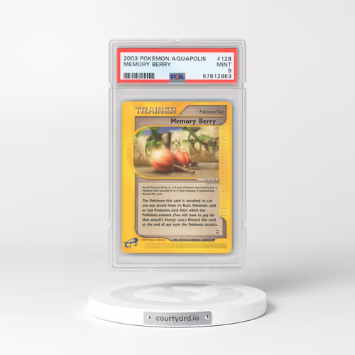 2003 Aquapolis #128 Memory Berry (PSA 9 MINT)