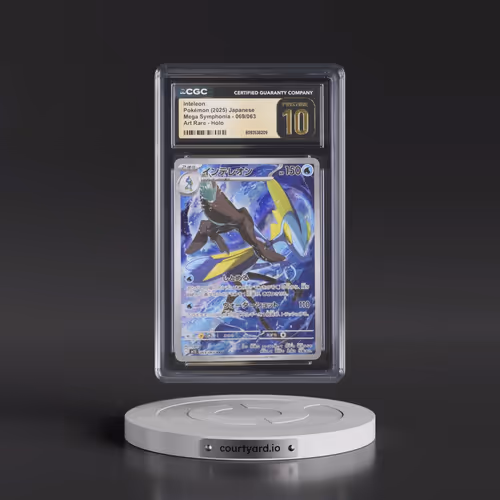 2025 Mega Symphonia - M1S #069/063 Inteleon - Art Rare Holo (CGC 10 PRISTINE)