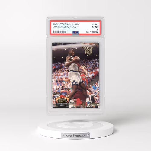 1992 Stadium Club #247 Shaquille O'Neal (PSA 9 MINT)