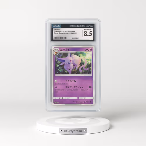 2018 Super-Burst Impact #040/095 Espeon (CGC 8.5 NM-MT+)