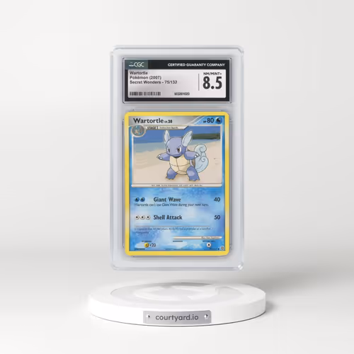 2007 Secret Wonders #75/132 Wartortle (CGC 8.5 NM-MT+)