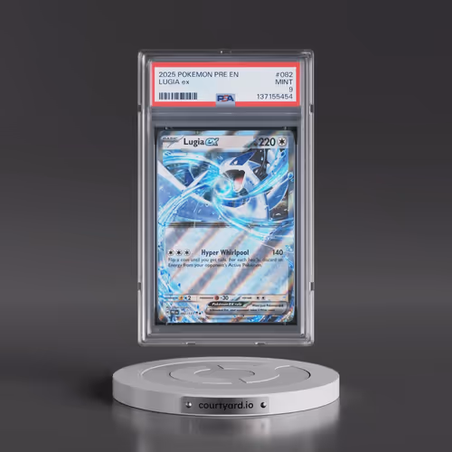 2025 Pokémon Pre EN-Prismatic Evolutions #082 Lugia EX - Holo (PSA 9 MINT)