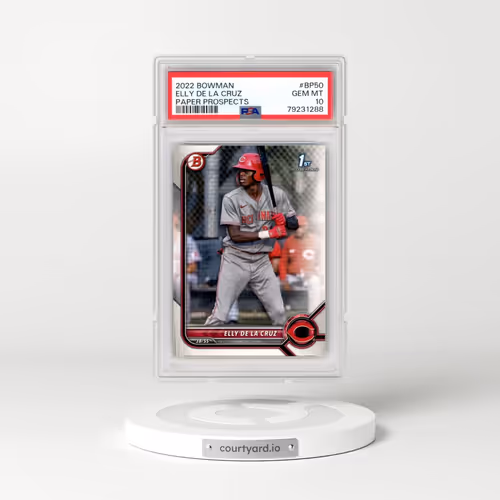 2022 Bowman Paper Prospects #BP50 Elly de La Cruz (PSA 10 GEM MINT)