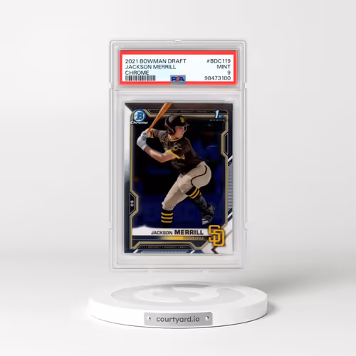 2021 Bowman Draft #BDC119 Jackson Merrill - Chrome (PSA 9 MINT)