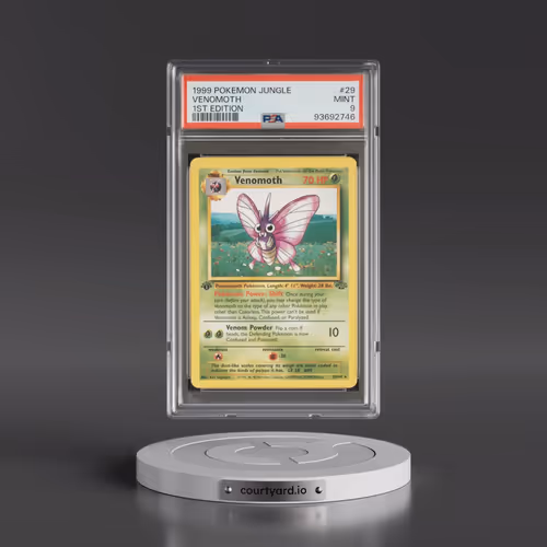 1999 Pokémon Jungle #29 Venomoth - 1st Edition (PSA 9 MINT)