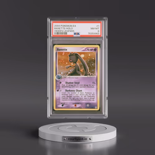 2004 Pokémon EX Hidden Legends #1 Banette - Holo (PSA 8 NM-MT)