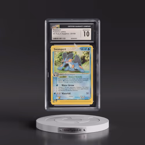 2003 Pokémon EX Ruby & Sapphire #23 Swampert (CGC 10 GEM MINT)
