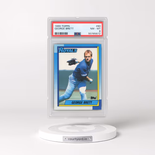 1990 Topps #60 George Brett (PSA 8 NM-MT)