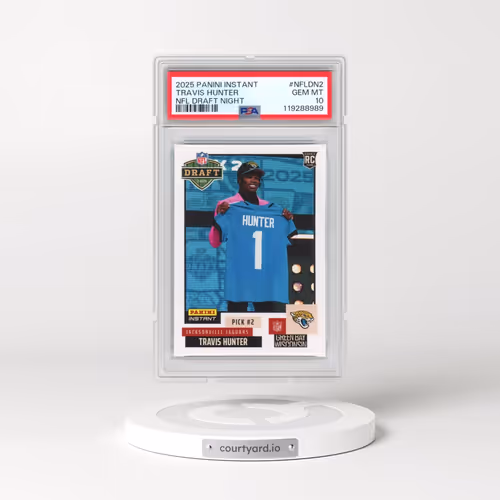 2025 Panini Instant NFL Draft Night #NFLDN2 Travis Hunter (PSA 10 GEM MINT)