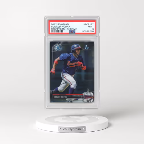 2017 Bowman Prospects #BCP127 Ronald Acuna - Chrome (PSA 9 MINT)