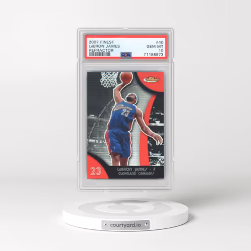 2007 Finest #40 LeBron James - Refractor (PSA 10 GEM MINT)