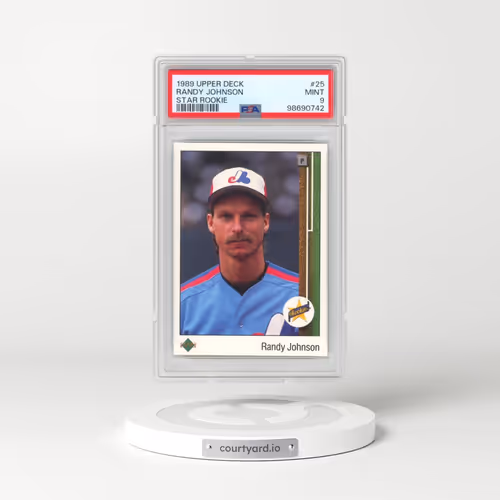 1989 Upper Deck #25 Randy Johnson - Star Rookie (PSA 9 MINT)