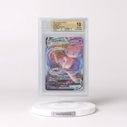 2021 Pokémon Sword and Shield Fusion Arts #40 Mew VMAX RRR (BGS 10 PRISTINE)