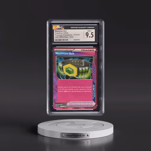 2024 Prismatic Evolutions - PRE EN #117/131 Maximum Belt - ACE SPEC Rare Holo (CGC 9.5 MINT+)