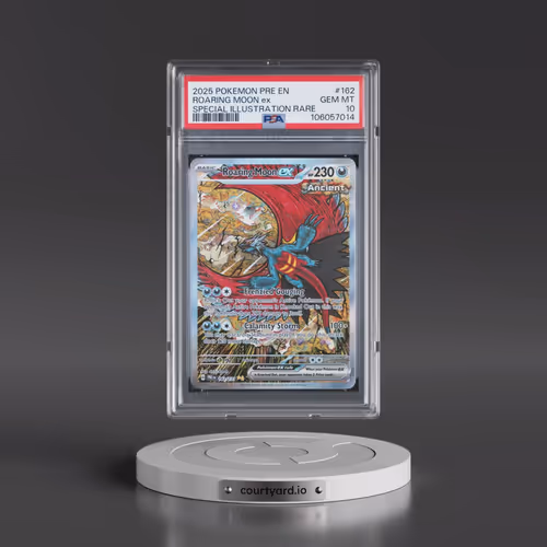 2025 Pokémon Pre EN-Prismatic Evolutions #162 Roaring Moon EX - Holo Special Illustration Rare (PSA