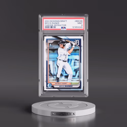 2024 Bowman Draft #BDC86 Bryce Rainer - Chrome-Refractor (PSA 9 MINT)