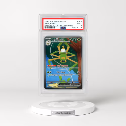 2023 Pokémon Svi EN-Scarlet & Violet #243 Spidops EX - Holo Special Illustration Rare (PSA 9 MINT)