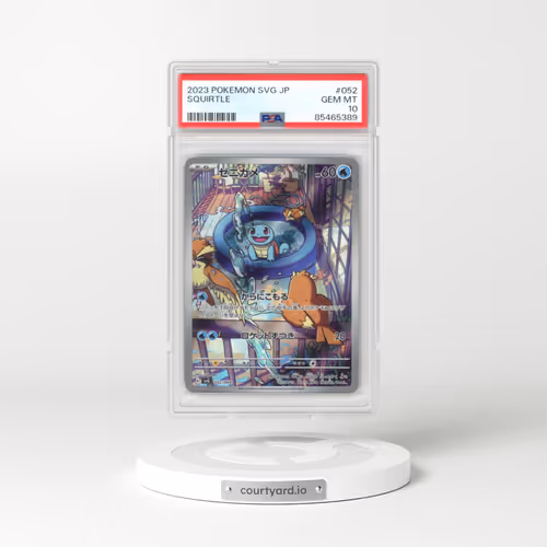 2023 Pokémon Svg-Venusaur & Charizard & Blastoise Special Deck Set EX #052 Squirtle (PSA 10 GEM MINT)
