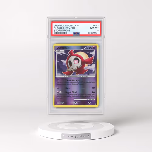 2008 Pokémon Diamond & Pearl Stormfront #SH2 Duskull - Reverse Foil (PSA 8 NM-MT)