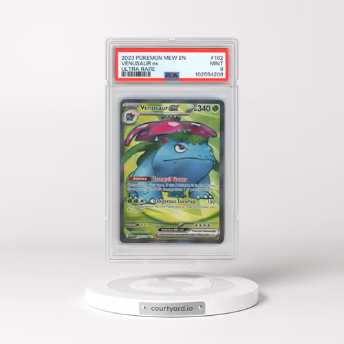 2023 Pokémon Mew EN-151 #182 Venusaur EX - Holo Ultra Rare (PSA 9 MINT)