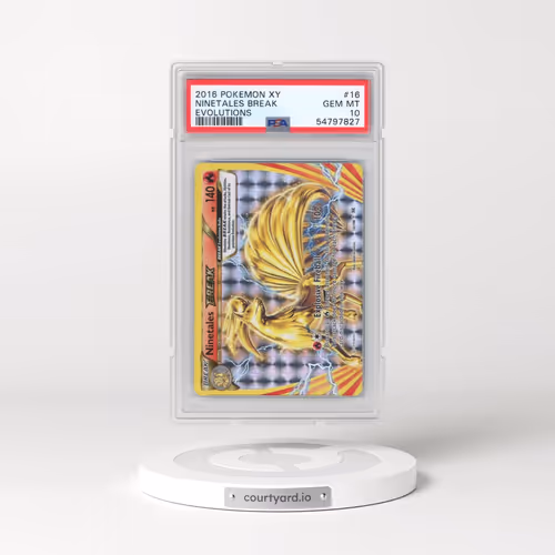 2016 Pokémon XY Evolutions #16 Ninetales Break (PSA 10 GEM MINT)