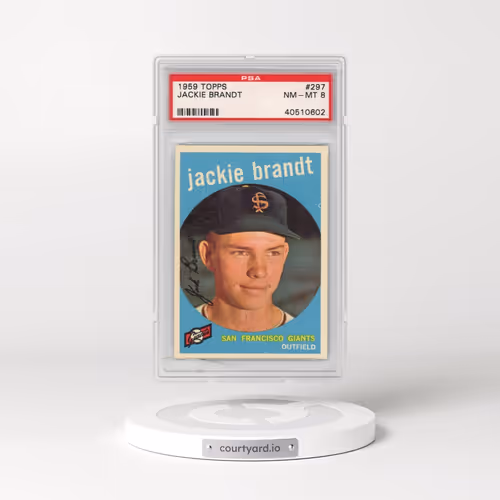 1959 Topps #297 Jackie Brandt (PSA 8 NM-MT)