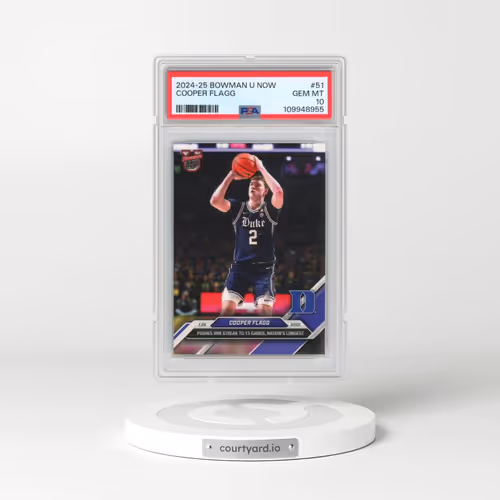 2024-25 Bowman U Now #51 Cooper Flagg (PSA 10 GEM MINT)
