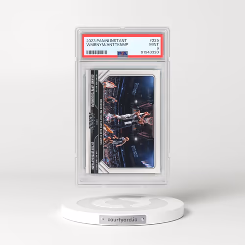 2023 Panini Instant #225 Giannis Antetokounmpo/Victor Wembanyama (PSA 9 MINT)