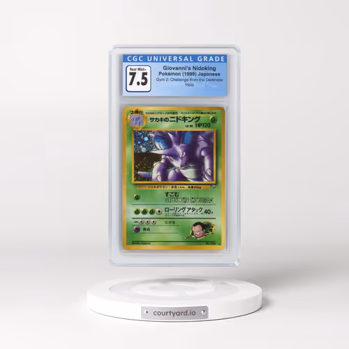 1999 Gym 2: Challenge from the Darkness #34 Giovanni's Nidoking - Holo (CGC 7.5 NM+)
