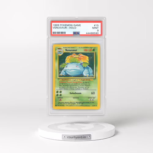 1999 Base Set #15 Venusaur - Holo (PSA 9 MINT)