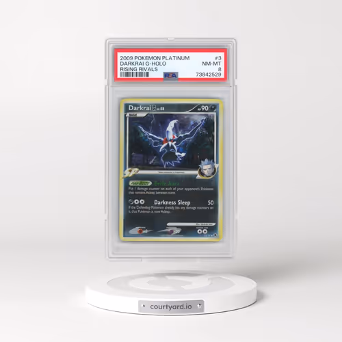 2009 Pokémon Platinum Rising Rivals #3 Darkrai G - Holo (PSA 8 NM-MT)