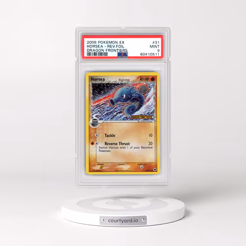 2006 Pokémon EX Dragon Frontiers #31 Horsea - Reverse Foil (PSA 9 MINT)