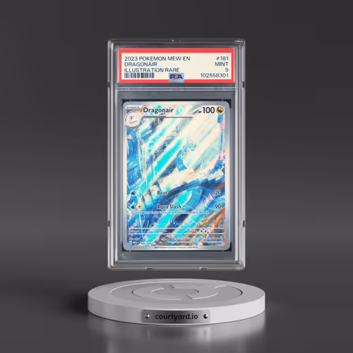 2023 Pokémon Mew EN-151 #181 Dragonair - Illustration Rare (PSA 9 MINT)